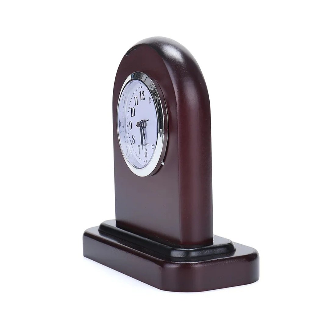 8 Pieces Wooden & Leather Desk Set, Desk Organizer - Image 3