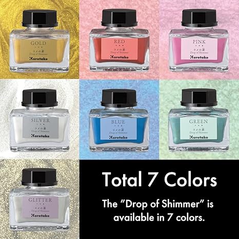 Kuretake Drop of Shimmer Ink Cafe Inks - Image 2